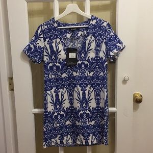 Beautiful blue print dress